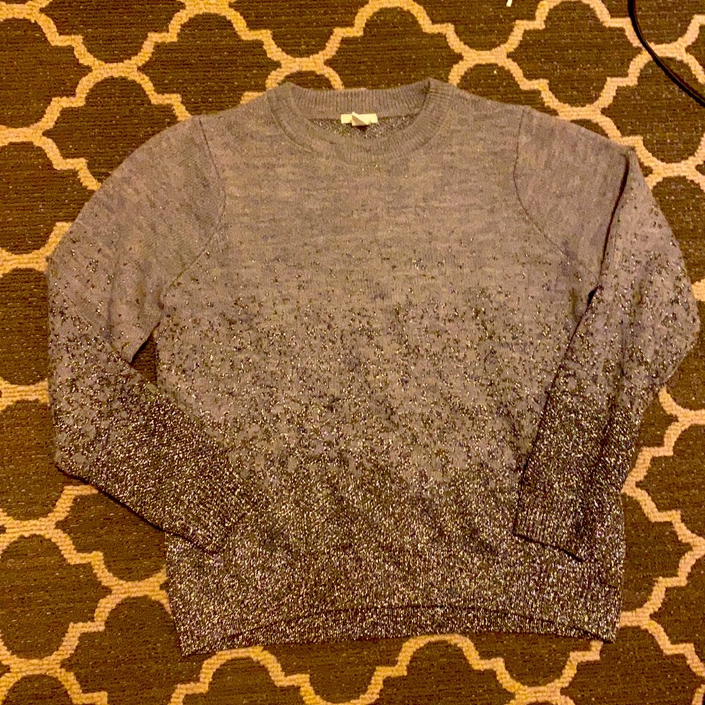 Gunmetal Metallic Sweater